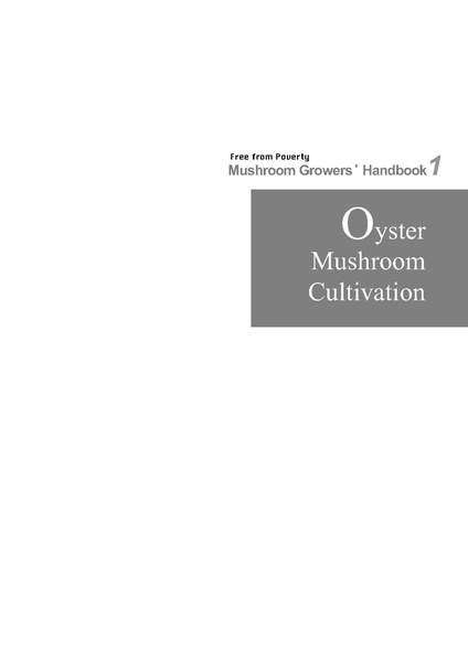 File:Mushroom Growers Handbook 1 - Oyster Mushroom Cultivation.pdf